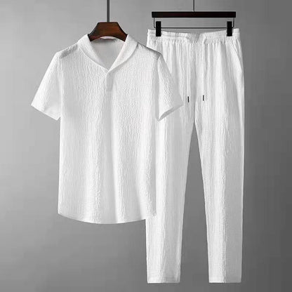 Bomull Polo & Pantalon Set - Viktor