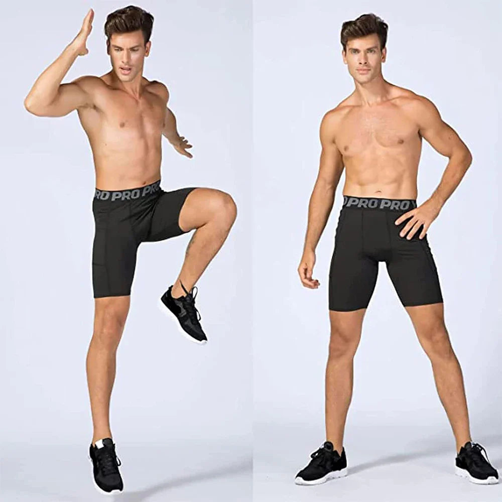 Träningsshorts för män med fickor - Ove