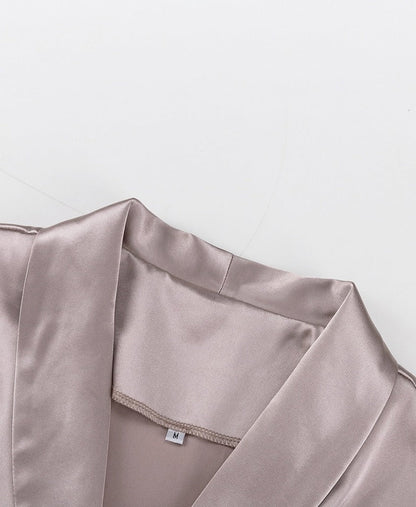 Satin spets fjäder trim set - Estrid