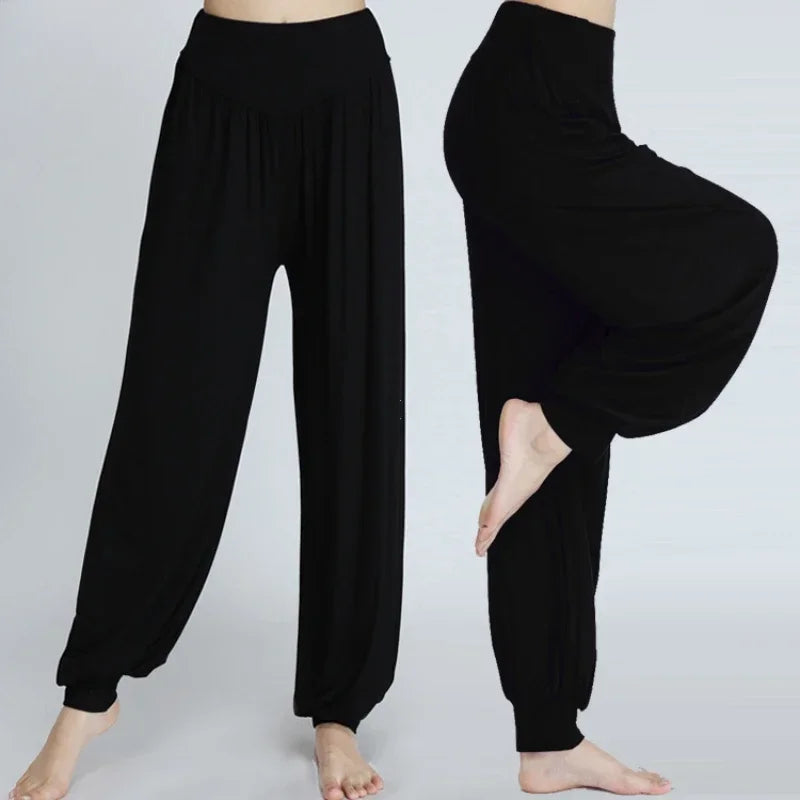 Yogabyxor i mjuk bomull för kvinnor med resår - Kierstin