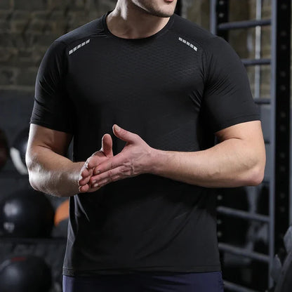 Sport T-shirt i tunn is siden för män - Rune