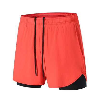 Sportshorts med dubbla lager för träning - Patrick