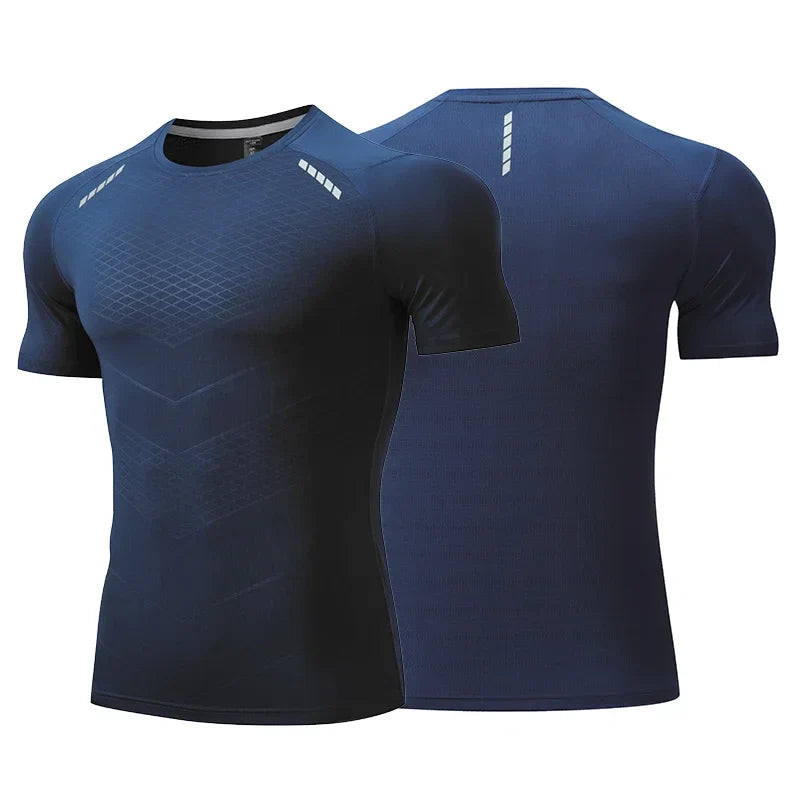 Sport T-shirt i tunn is siden för män - Rune