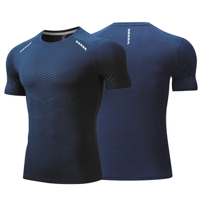 Sport T-shirt i tunn is siden för män - Rune