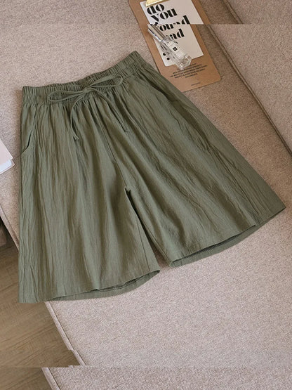 Lätta sommarshorts i bomull - Annalisa