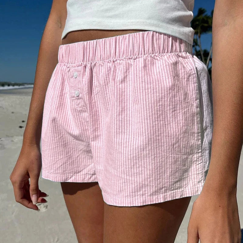 Randiga Låga Shorts för Dam -  Vilhelmina