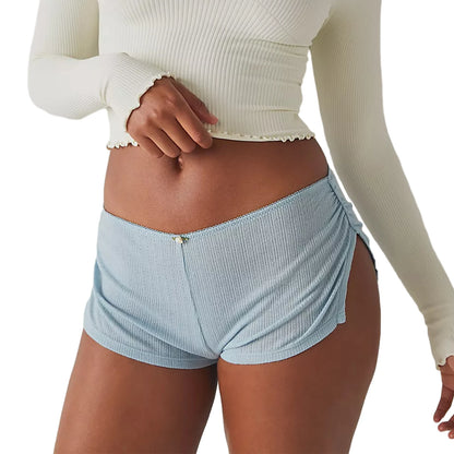 Damshorts för Avkoppling med Resår och Sidoslits - Belinda