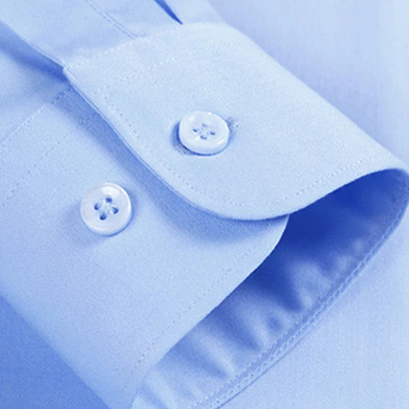 Skrynkelfri bambufiber Slim Fit skjorta för män - John