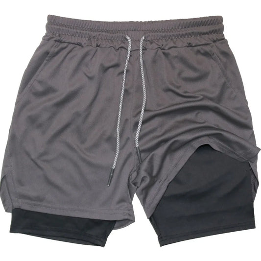 Herr Fitness Gym Training Dubbeldäckshorts - Melvin