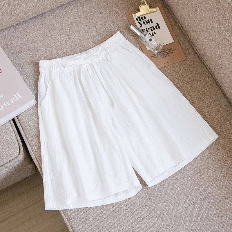 Lätta sommarshorts i bomull - Annalisa