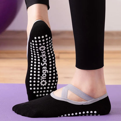 Pilates yoga strumpor 3-pack - Susanna