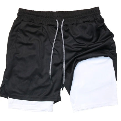 Herr Fitness Gym Training Dubbeldäckshorts - Melvin