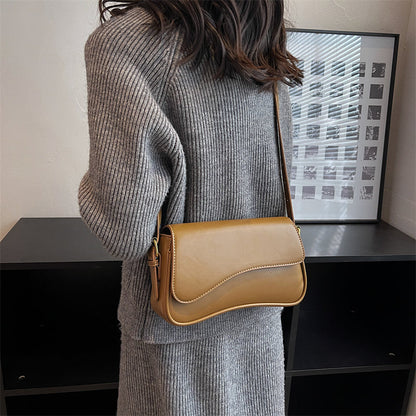 Vintage Crossbody-väska i läder - Levina