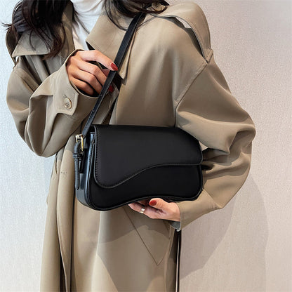 Vintage Crossbody-väska i läder - Levina