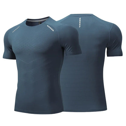 Sport T-shirt i tunn is siden för män - Rune