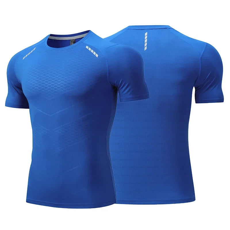 Sport T-shirt i tunn is siden för män - Rune