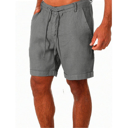 Herrshorts i bomull i linne - Jonatan