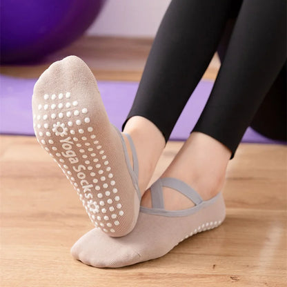Pilates yoga strumpor 3-pack - Susanna