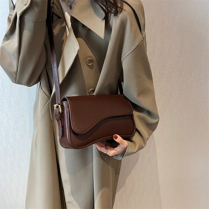 Vintage Crossbody-väska i läder - Levina