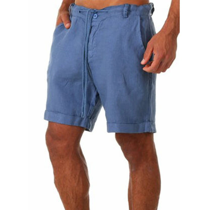 Herrshorts i bomull i linne - Jonatan