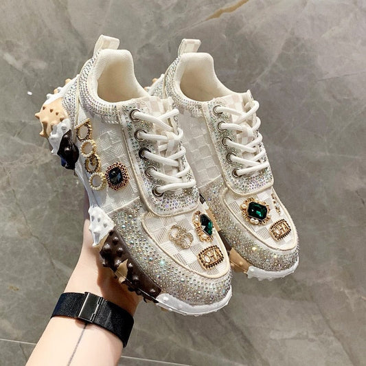 Rhinestone diamantskor - Xena