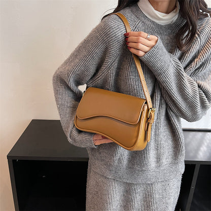 Vintage Crossbody-väska i läder - Levina