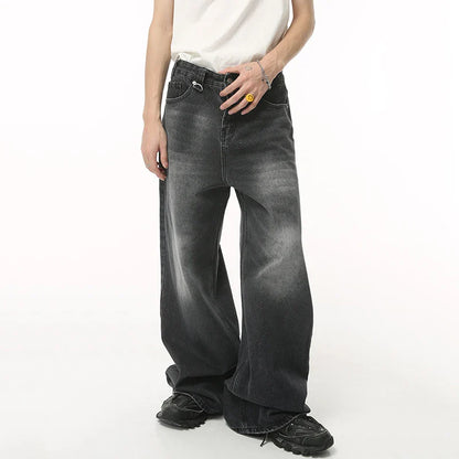 Vintage baggy jeansbyxor för män - Rasmus