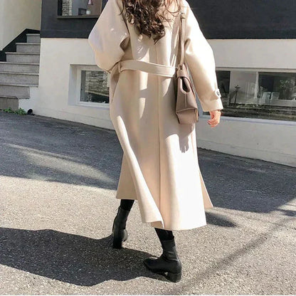 Elegant lång kappa för kalla dagar - Viva