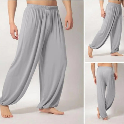 Lösa yogabyxor med hög midja för män - Madelene