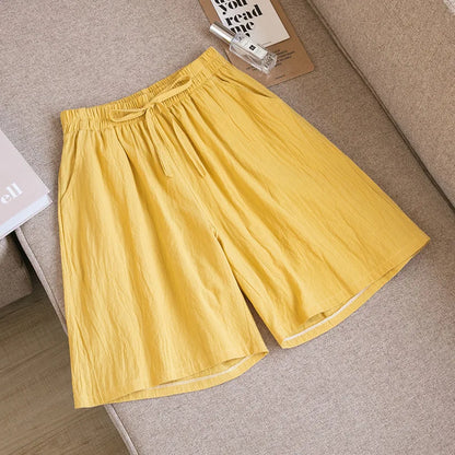 Lätta sommarshorts i bomull - Annalisa