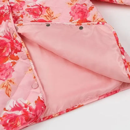 Rosa quiltad jacka - Frederica