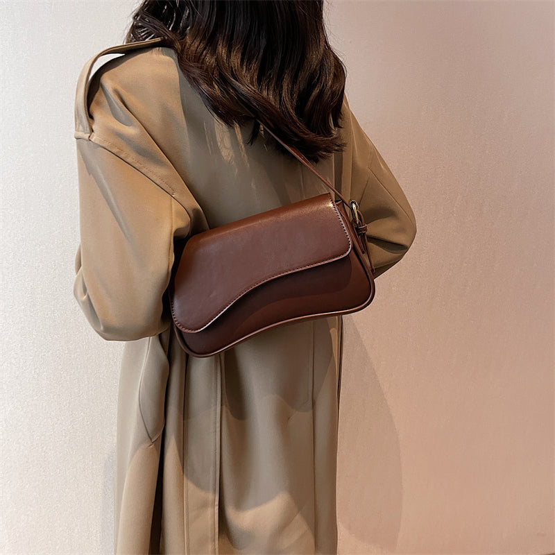 Vintage Crossbody-väska i läder - Levina