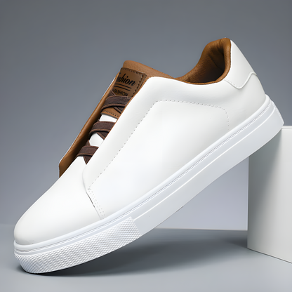 Tidlös klassisk lädersneaker för män - Boe