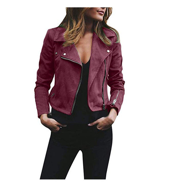 Moderne Lederjacke - Leah