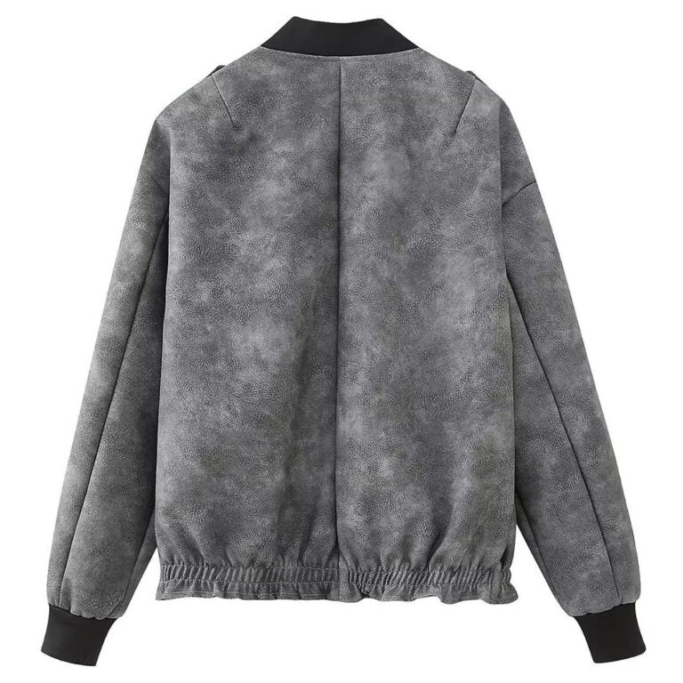 Vintage plus size skinnjacka för kvinnor - Ofelia