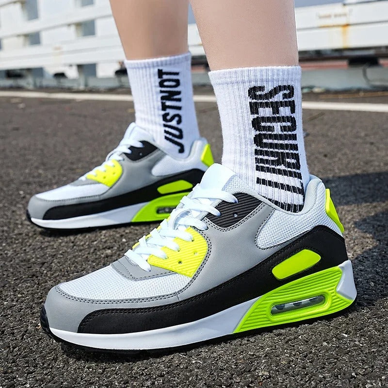 Skinnsneakers i sportstil för män - Ingvar