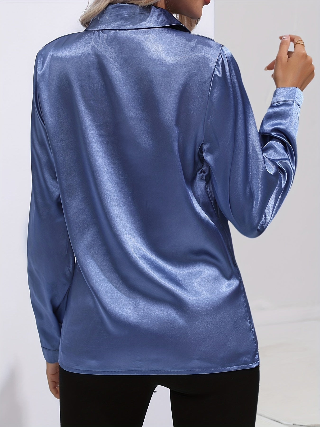 Elegant skjorta i satin - Margareta