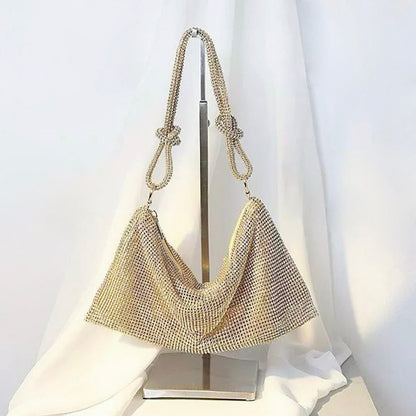 Elegant handväska med strassdetaljer - Filippa
