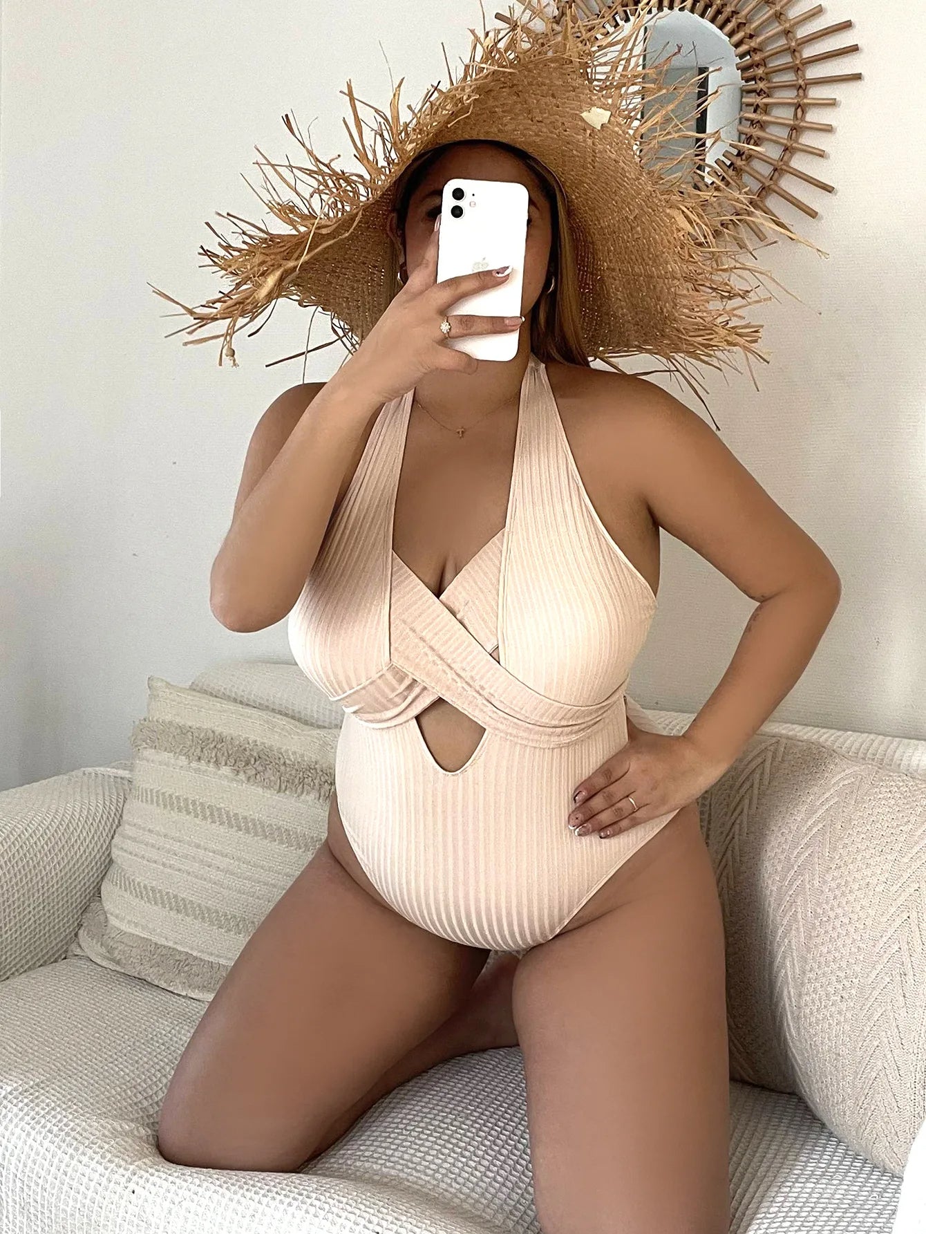 Plus size baddräkt - Vendela