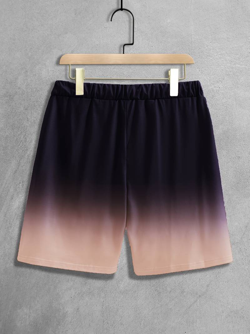 Nattblå shorts med gradientfärg - Sigvard