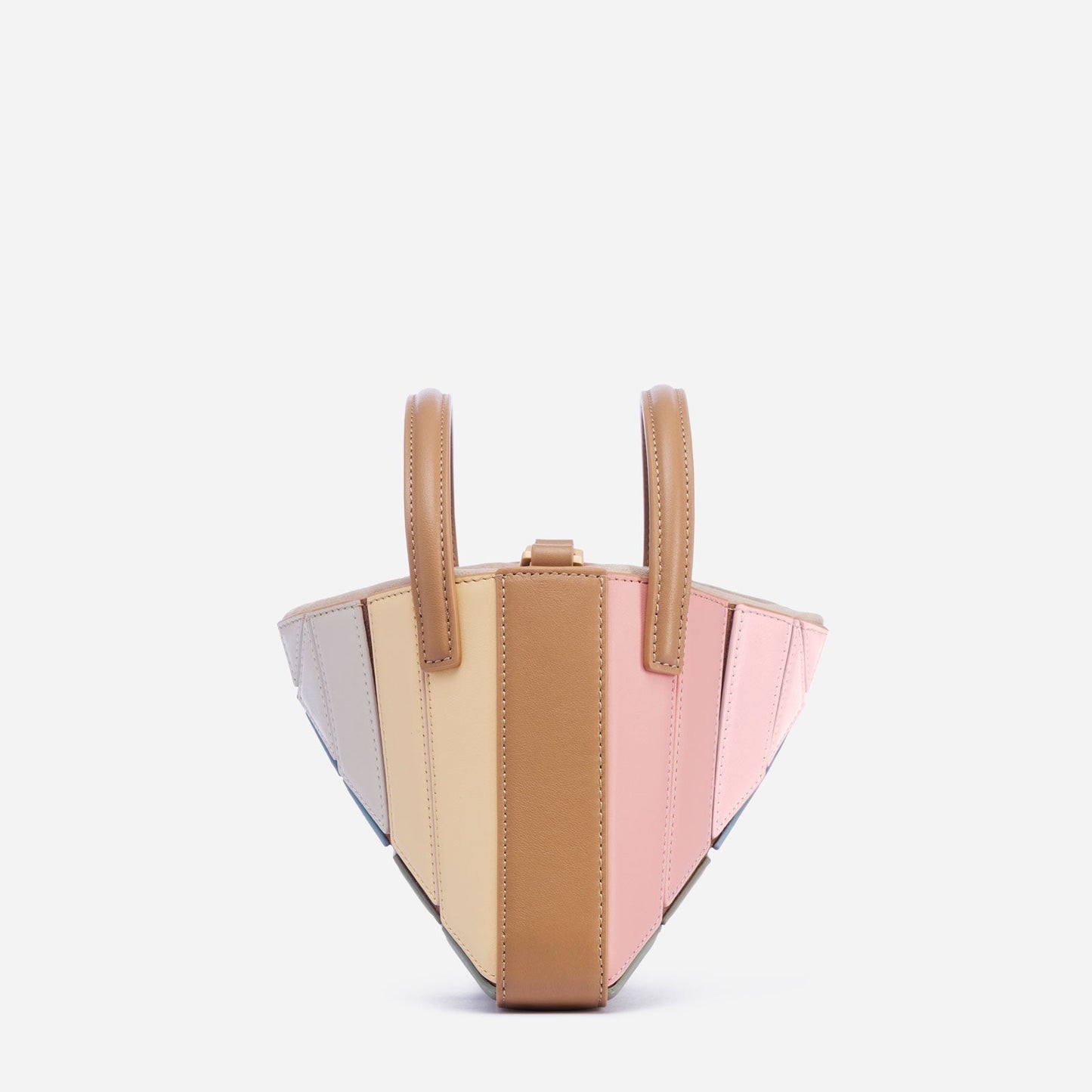 Modern handväska med geometrisk design i flera delar - Josefin