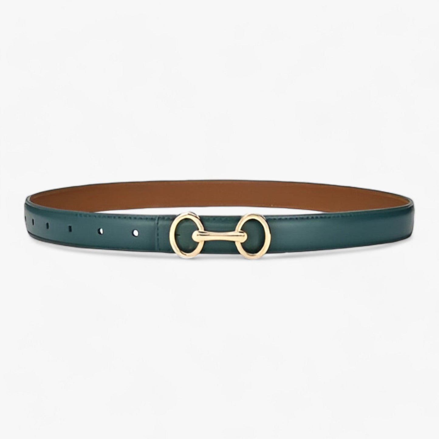 Elegant läderbälte för jeans och byxor - Astryd