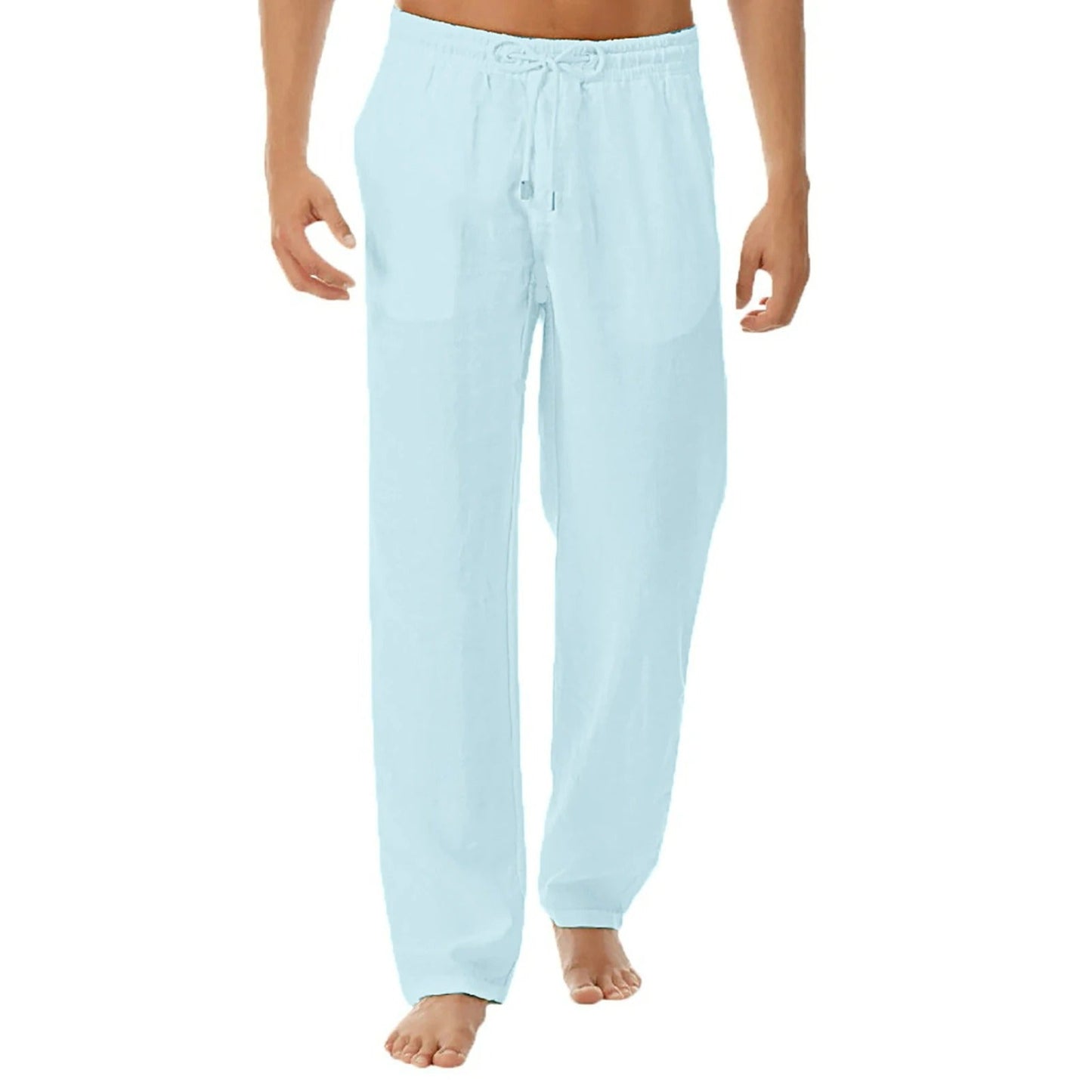 Lösa yogabyxor med hög midja för män - Madelene