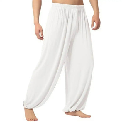 Lösa yogabyxor med hög midja för män - Madelene