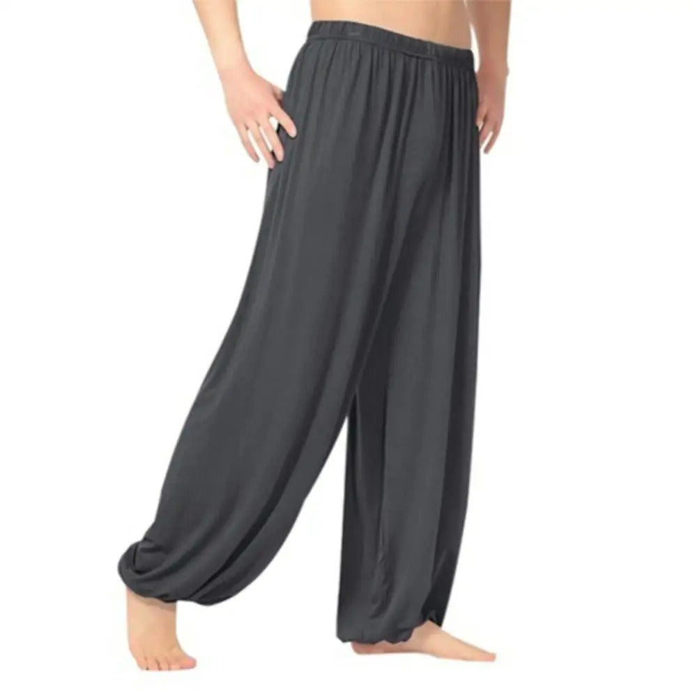 Lösa yogabyxor med hög midja för män - Madelene