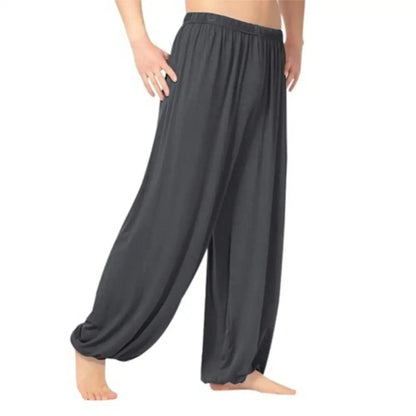 Lösa yogabyxor med hög midja för män - Madelene