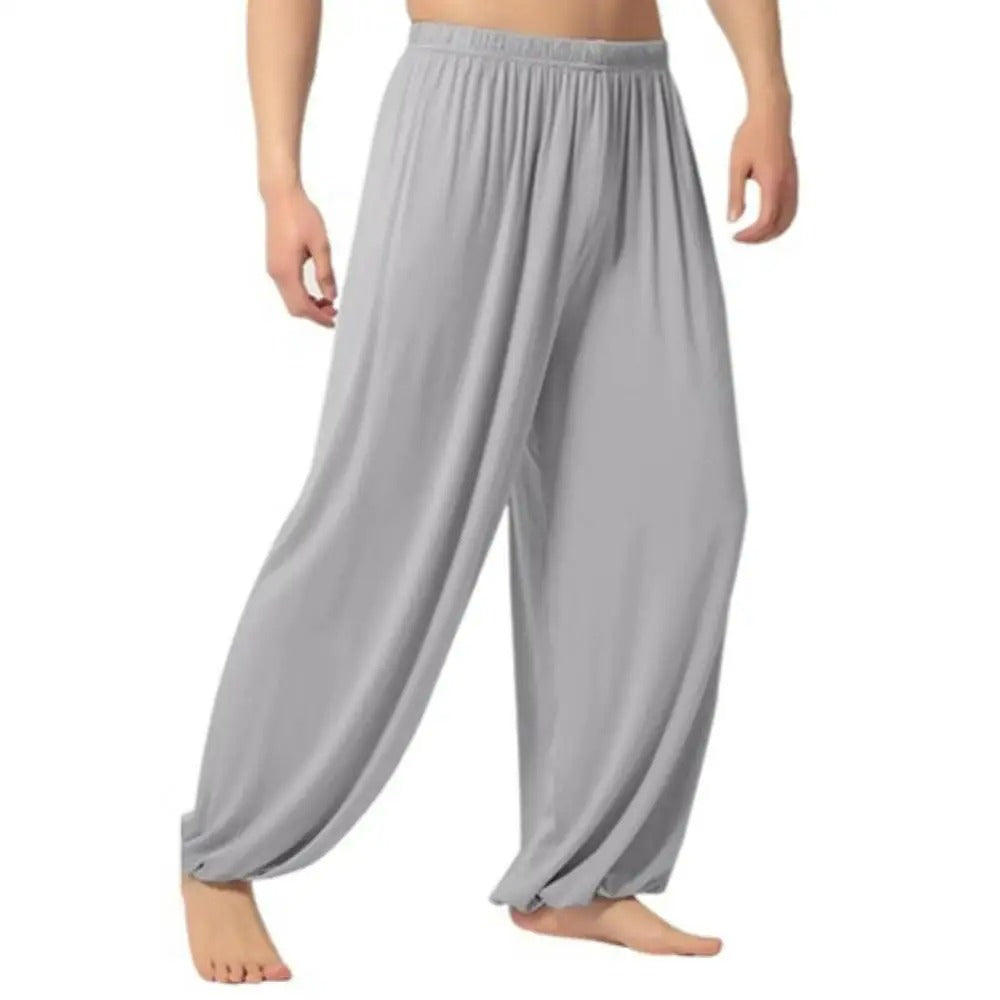 Lösa yogabyxor med hög midja för män - Madelene